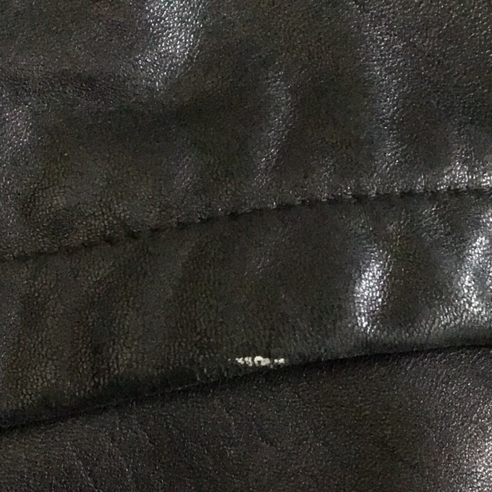 Danier Black Leather Button-Front Jacket - Picture 13 of 14